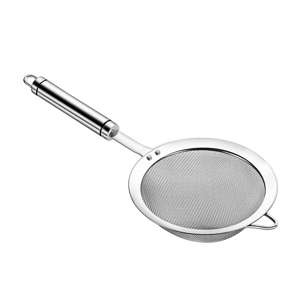 304 Stainless Steel Fine Mesh Strainers for Kitchen, Colander-Skimmer with Ha...