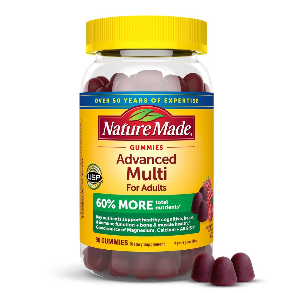 Advanced Multivitamin Gummies for Adults with Magnesium Citrate