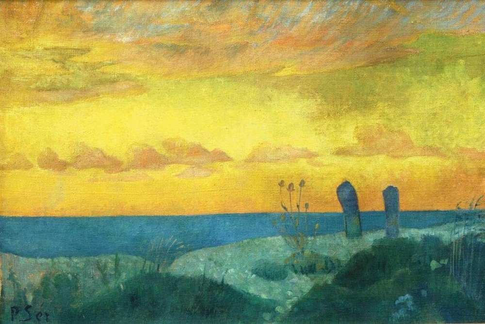 Seaside at Le Pouldu : Paul Sérusier : Art Print Suitable for Framing
