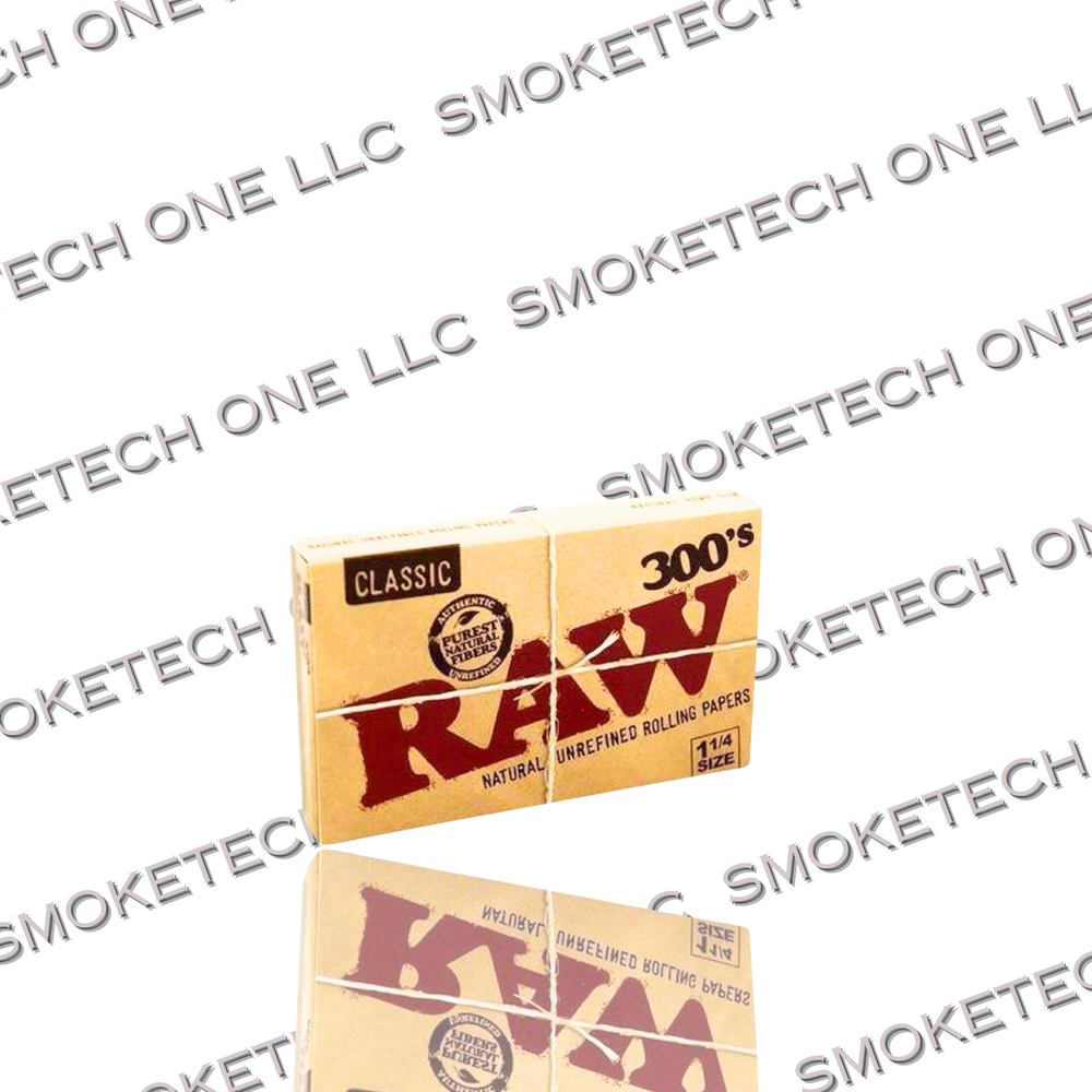 RAW Classic 300's 1 1/4 Size Premium Rolling Papers