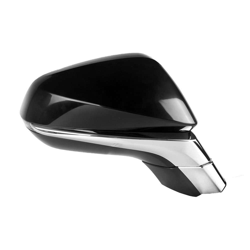 Unpainted Passenger Side Door Mirror With Memory 128-65219R