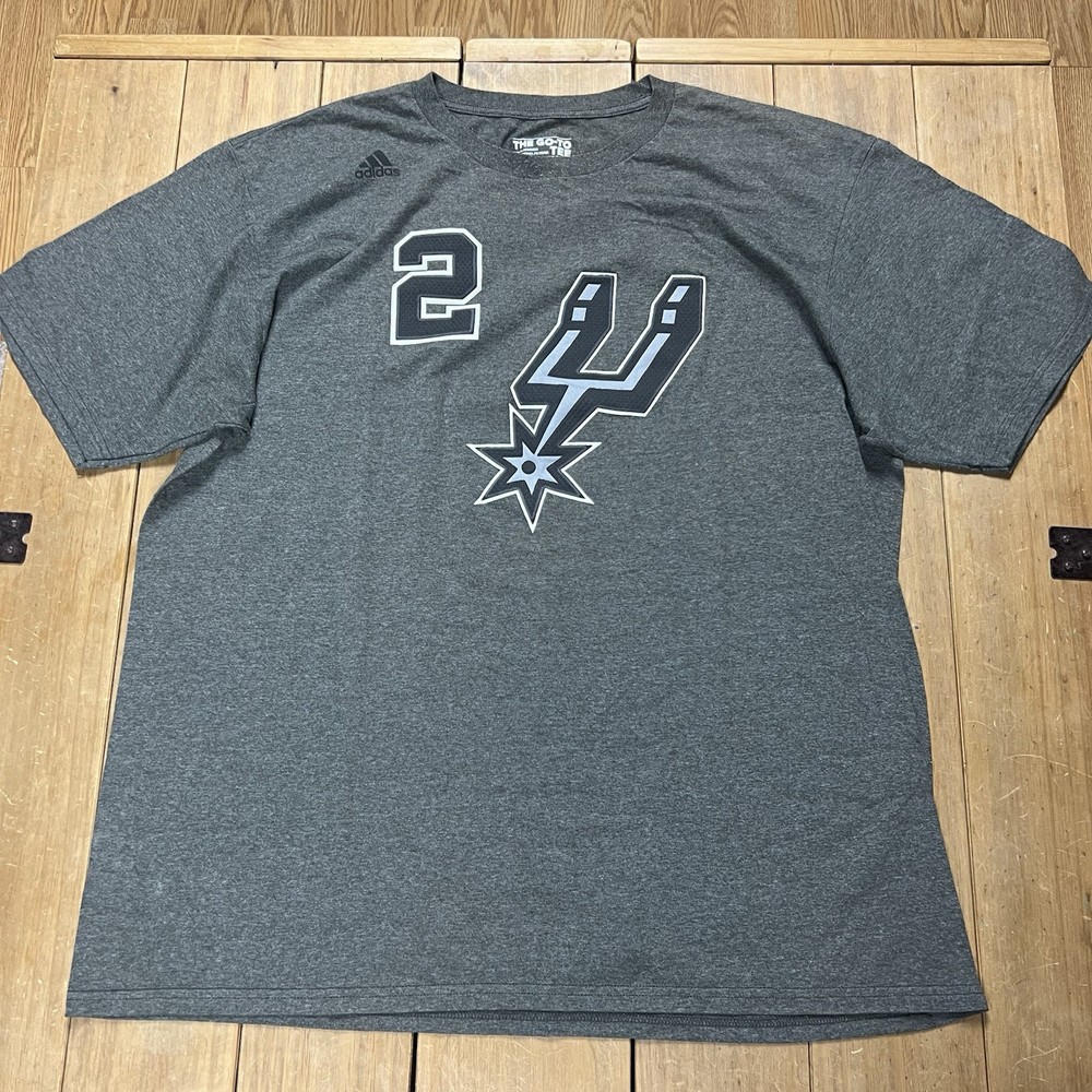 Adidas San Antonio Spurs Shirt Men’s XL Kawhi Leonard Gray