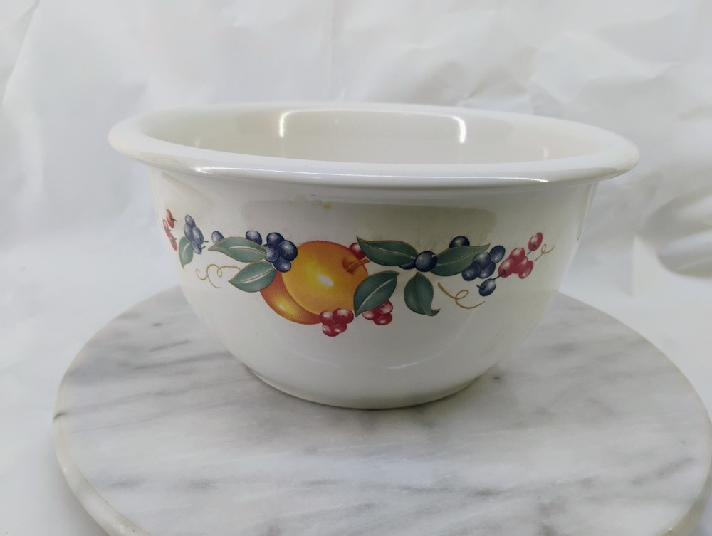 Corelle Coordinates Abundance Fruit 2 Qt. Stoneware Nesting Mixing Bowl