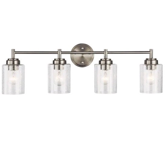 Kichler 45887NI Winslow 300W Vanity 4-Light Bath