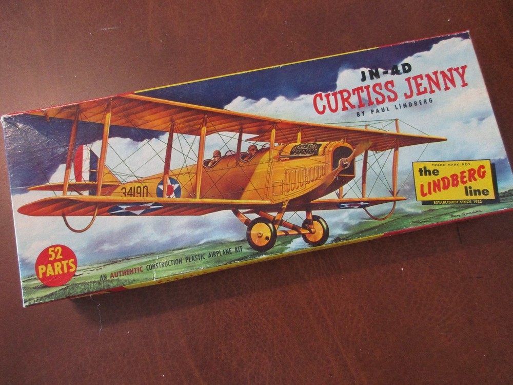 Lindberg 534:98 JN-4D CURTISS JENNY CURTISS 1/48 model kit