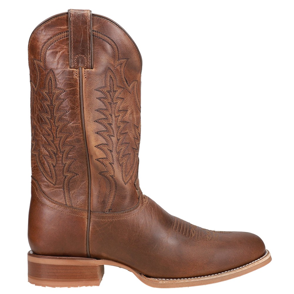 Justin Boots Clanton 12 Inch Round Toe Cowboy Boots for Men CJ2045 Brown