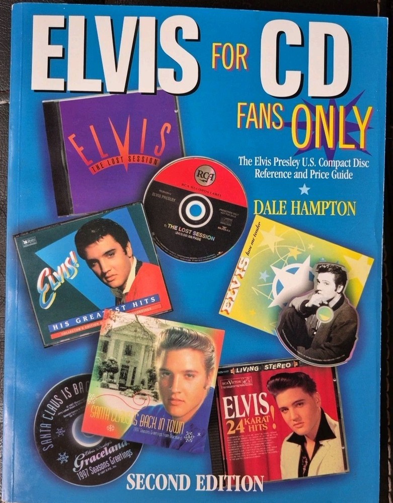 Elvis for CD Fans Only Second Edition by Dale Hampton Like New With SEALED CD