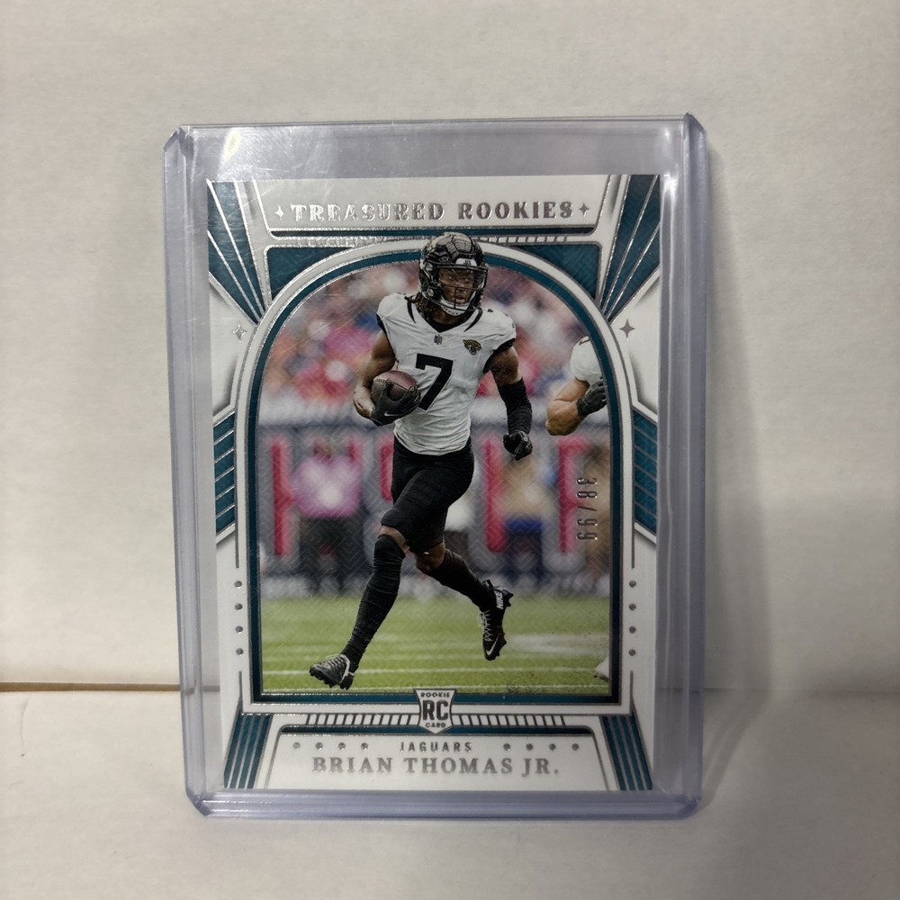 2024 Panini National Treasures - Treasured Rookies Brian Thomas Jr. /99 (RC)