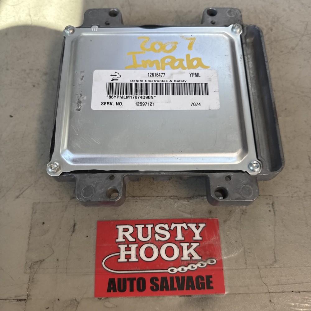 2007 CHEVROLET IMPALA OEM ECU COMPUTER 12616477