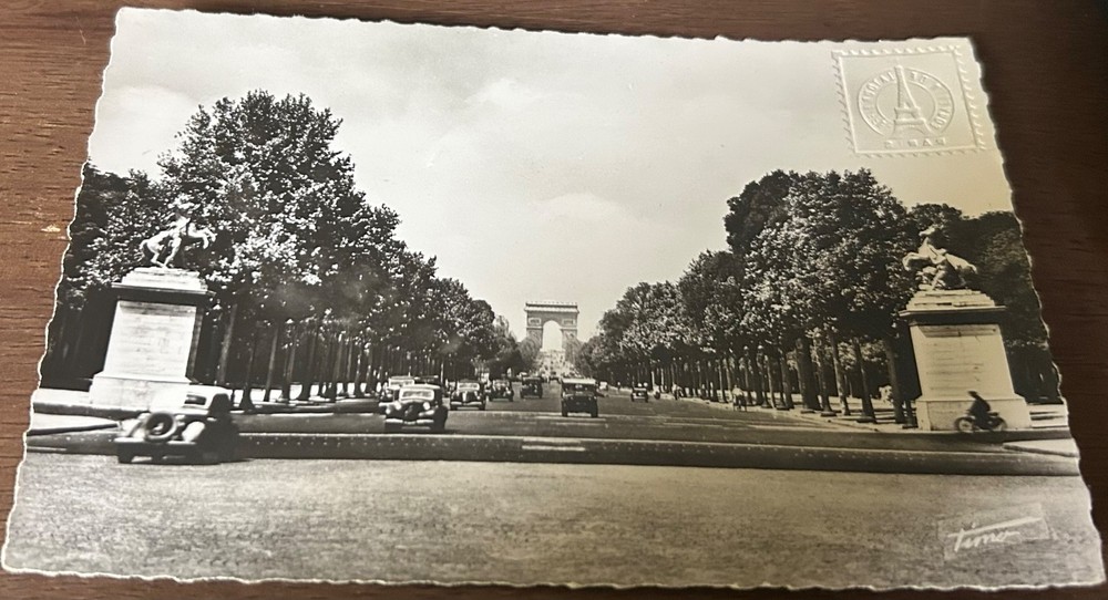 Le Chevaux de Marly Paris France Real Photo Vintage Postcard