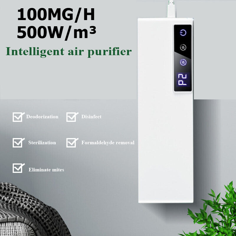 Portable Disinfection Lonizer Mini Air Purifier Ozone Home Generator Deodorizer