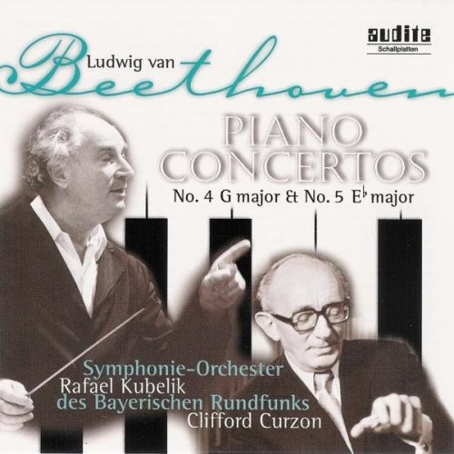 Beethoven Piano Concertos Curzon Kubelik Bavarian RSO CD Audite 2000