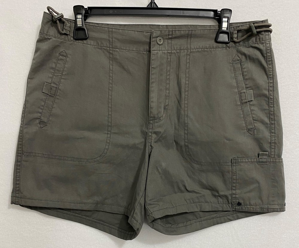 Columbia Hiking Outdoor Adjustable Waist Shorts Gray Women’s ~ Size MEDIUM