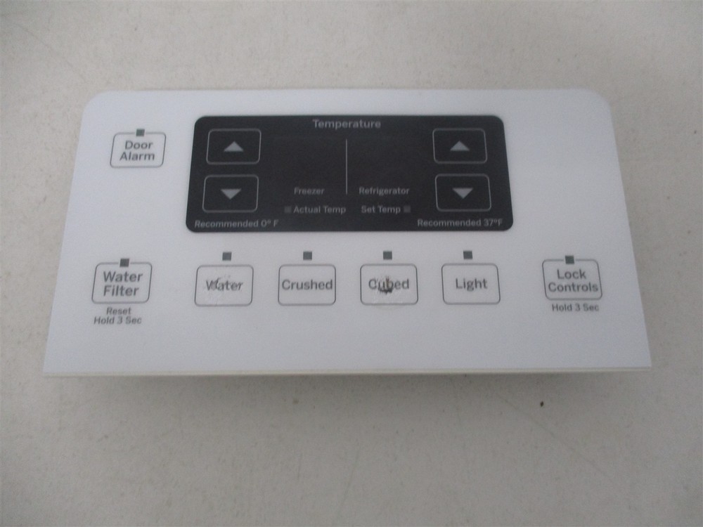 Ge Refrigerator Dispenser Control Board Cracked Buttons Part # Wr55X20472