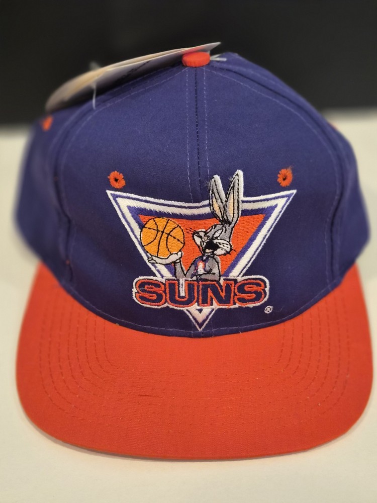 Vtg 1993 Phoenix Suns Looney Tunes Snapback Hat/Cap Bugs Bunny NBA Official Lic