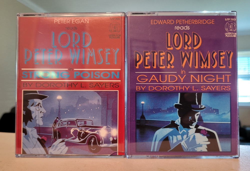 LORD PETER WIMSEY: STRONG POISON & GAUDY NIGHT By Dorothy L. Sayers (Audio Cass)