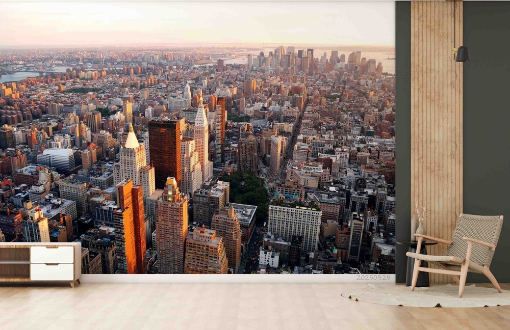 3D New York City Landscape Wall Murals Wallpaper Murals Wall Sticker