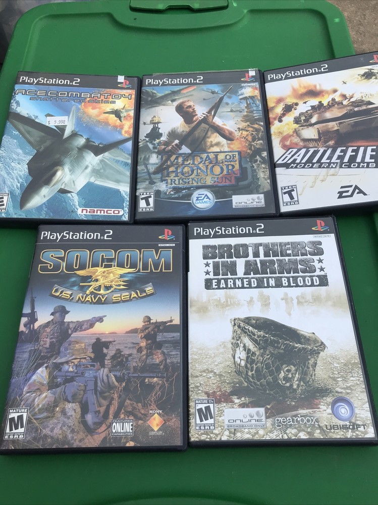 Ace Combat 04 Shattered Skies PS2 - Battlefield Medal of Honor SOCOM Brothers in Arms Action-image