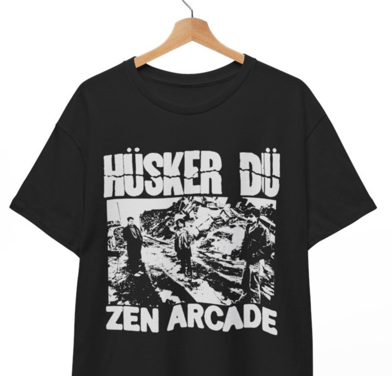 Vintage Husker Du Zen Arcade T-Shirt - Husker Du Shirt, Husker, Unisex Tee