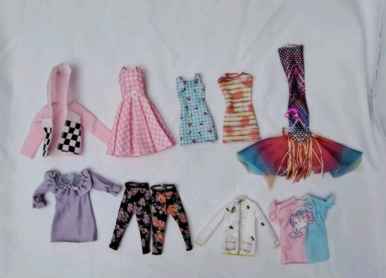 Barbie Doll Clothes Assorted Lot - As Is