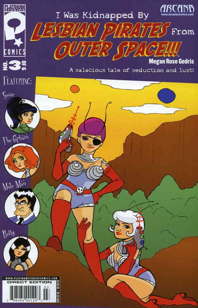 Lesbian Pirates From Outerspace #3 VF/NM Platinum Arcana Comic