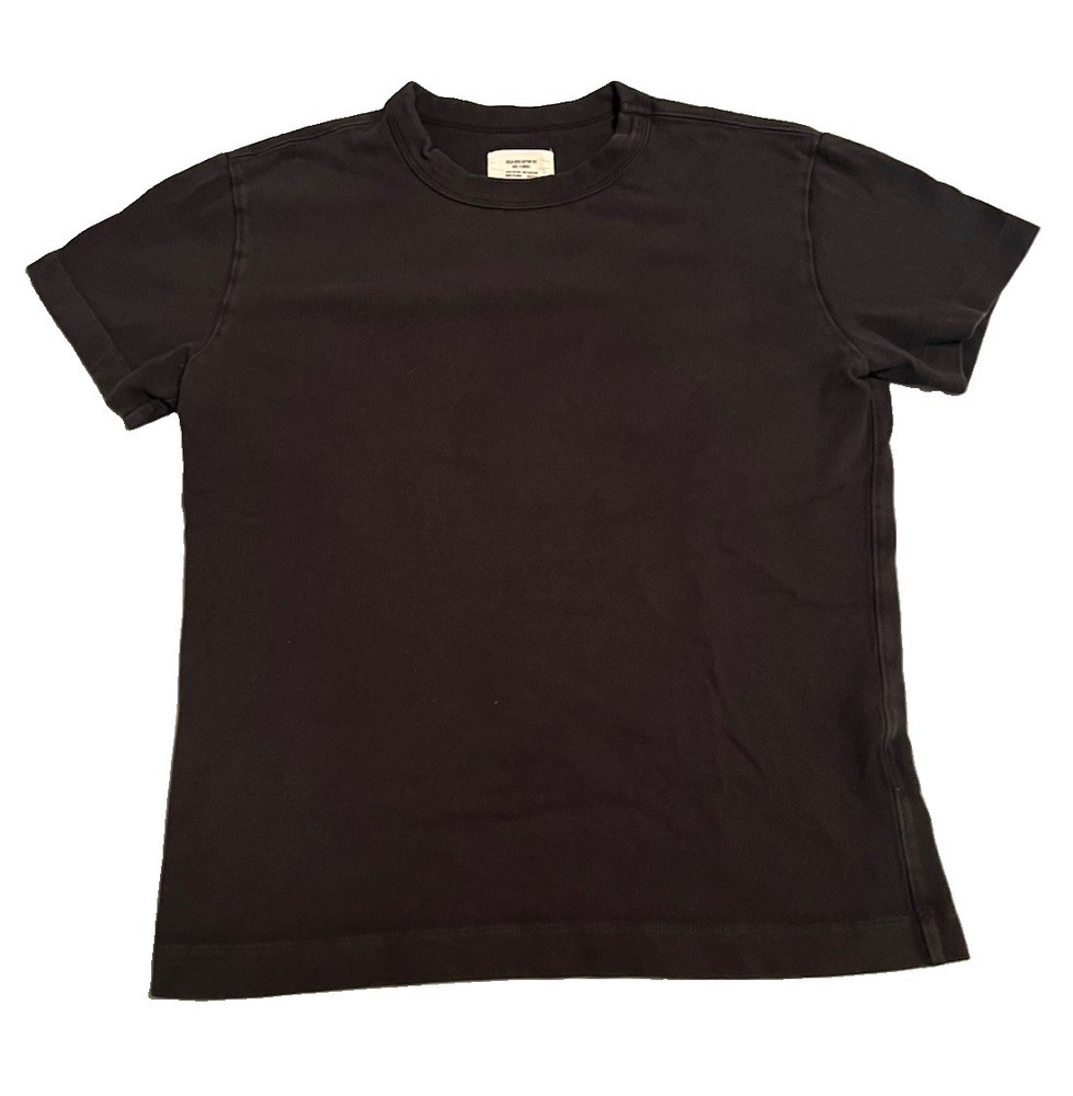 Buck Mason Cotton Heavy Field spec Tee Extra Small XS Black