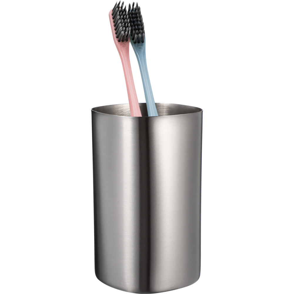 Metal Tumblers Stainless Tumbler Stainless Steel Cup Toothbrush Organizer