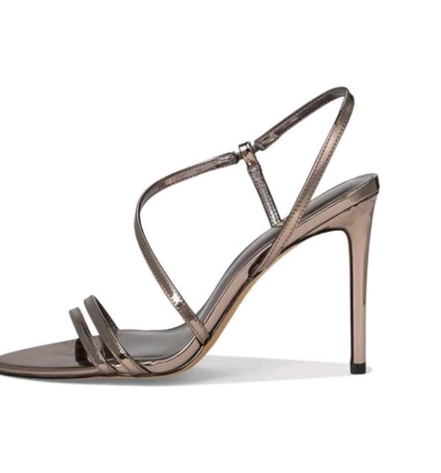 ALDO Women's  Twila Sandals 8.5 NWOB Pewter