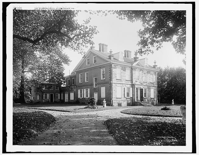 Photo:Cliveden, Chew Mansion, Germantown, Pa.