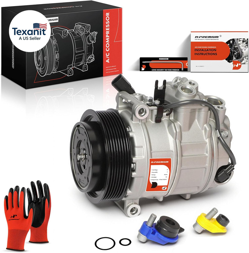 Air Conditioner AC Compressor with Clutch Compatible with Porsche Panamera 2010-