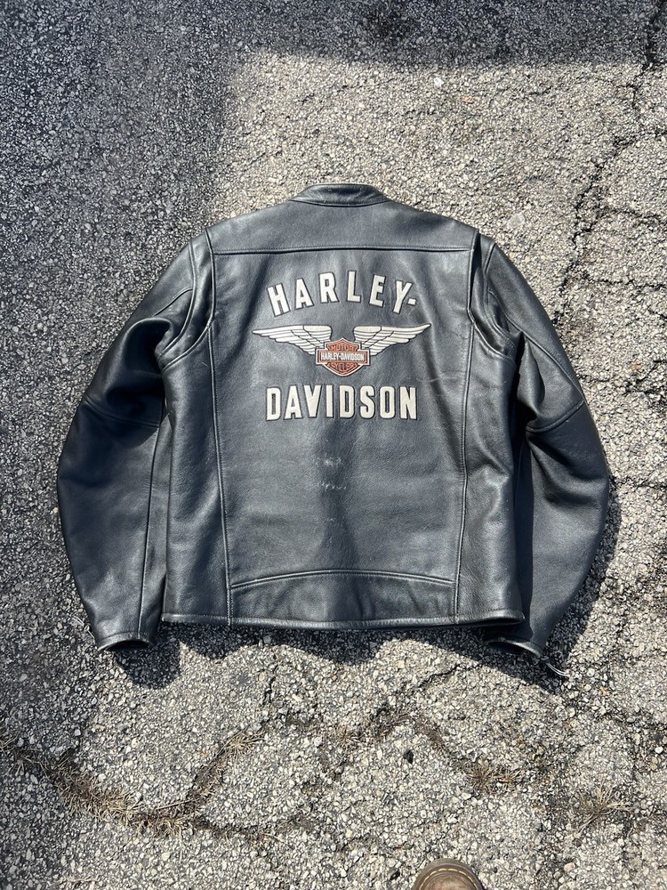Harley Davidson genuine Cowhide Leather Biker Jacket