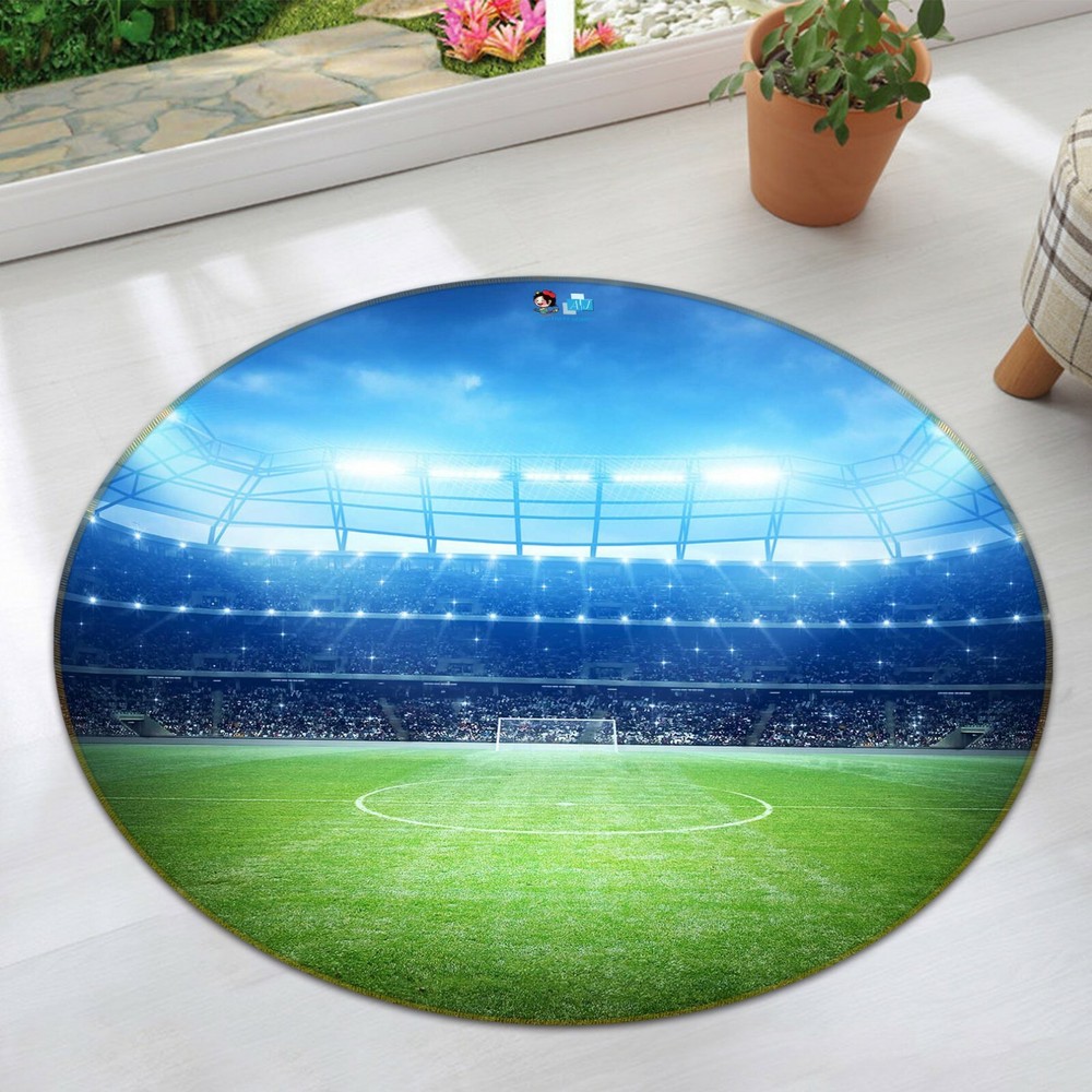 3D Court Stadium NAO4084 Game Rug Mat Elegant Photo Carpet Mat Fay