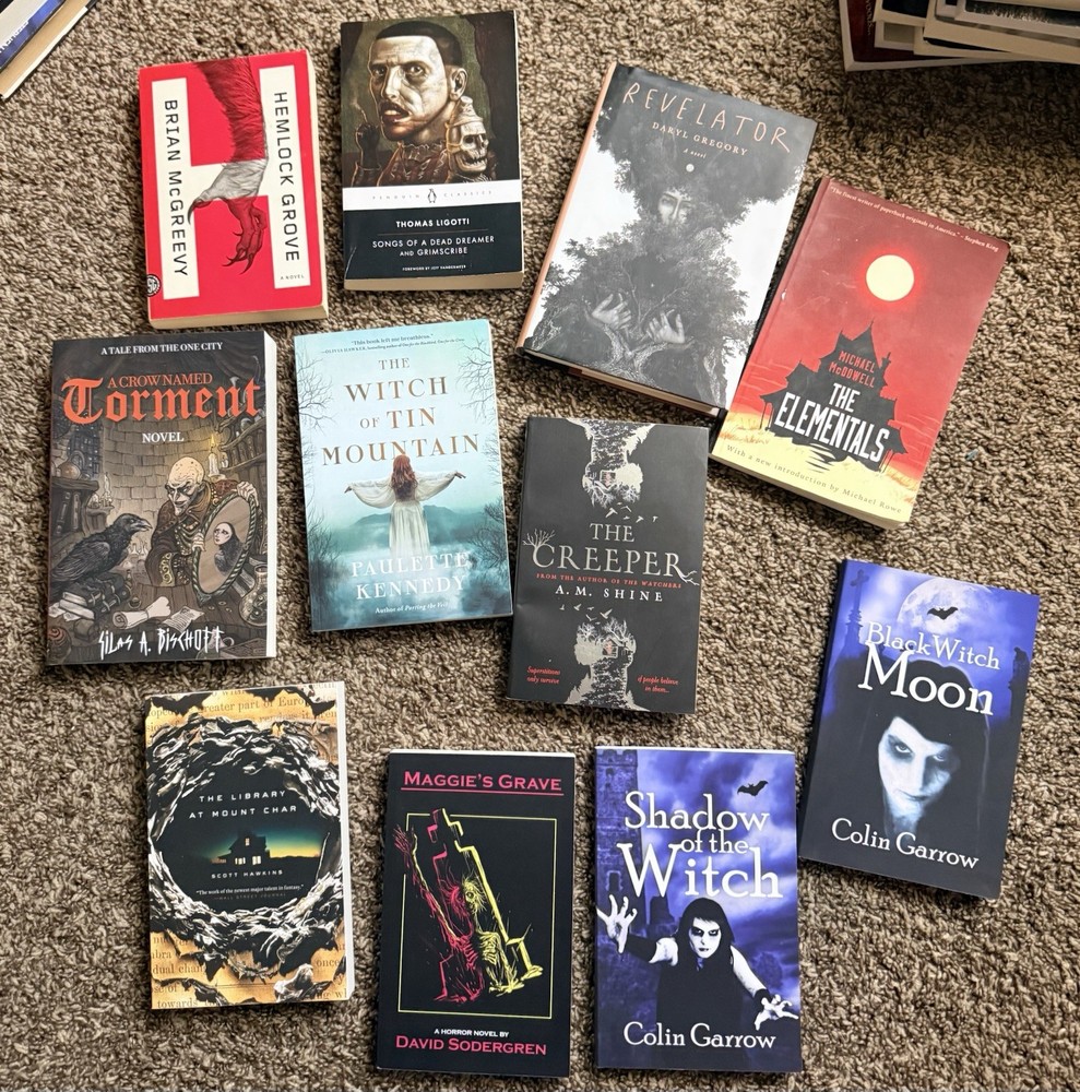 Horror Book Lot
