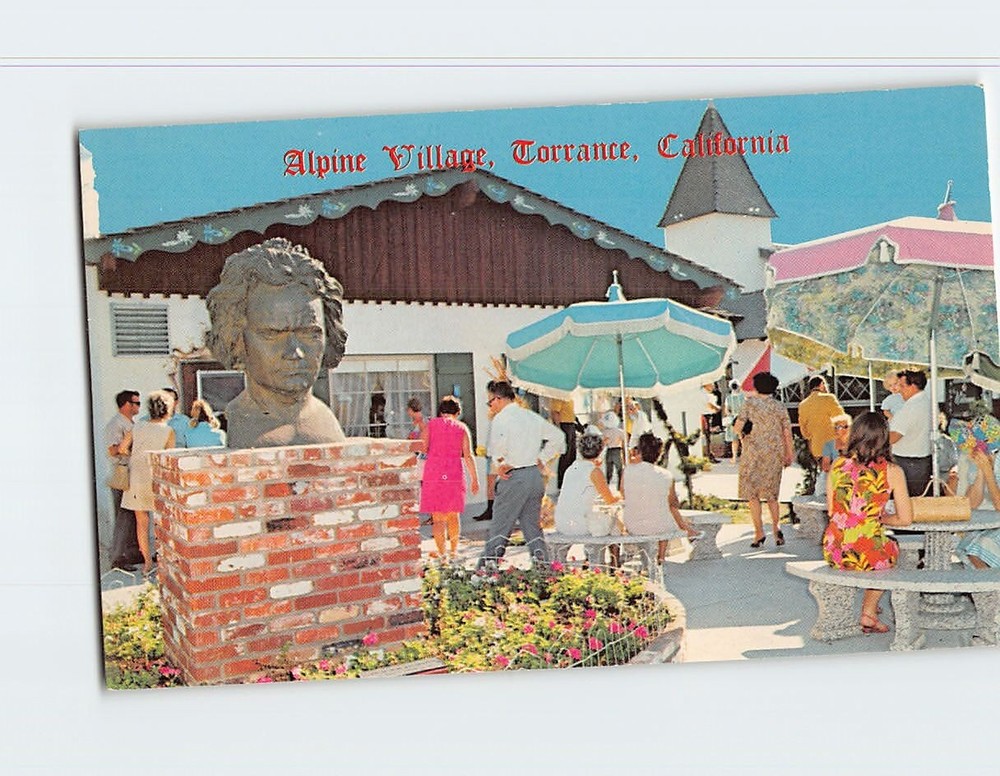 Postcard The Alpine Village Torrance California USA