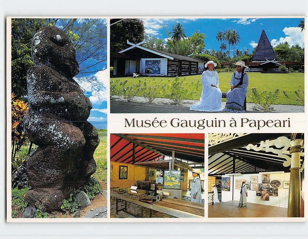 Postcard Gauguin Museum Tahiti French Polynesia