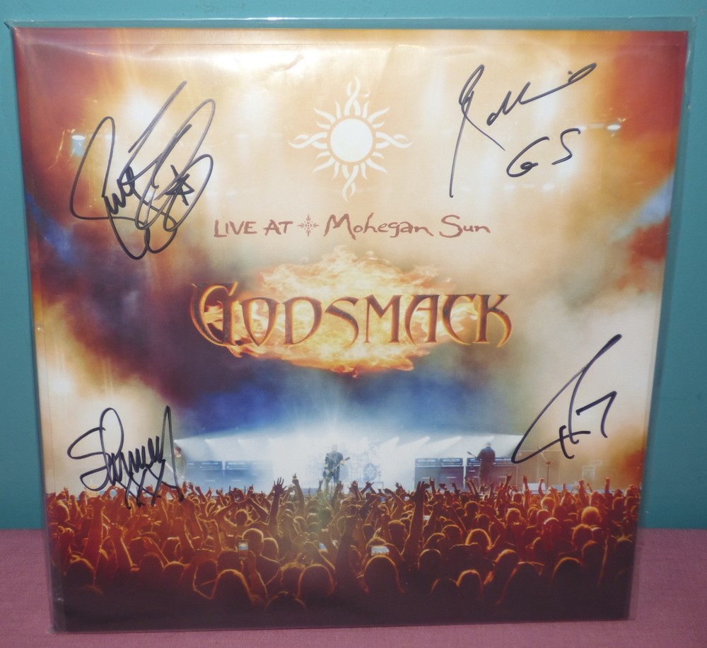 Godsmack Live At the Mohegan Sun Vinyl LP with Signed 12 x 12 Insert