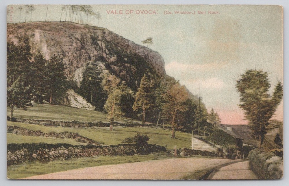 Vale of Avoca Bell Rock Co Wicklow Ireland Stylchrom Peacock Series Postcard