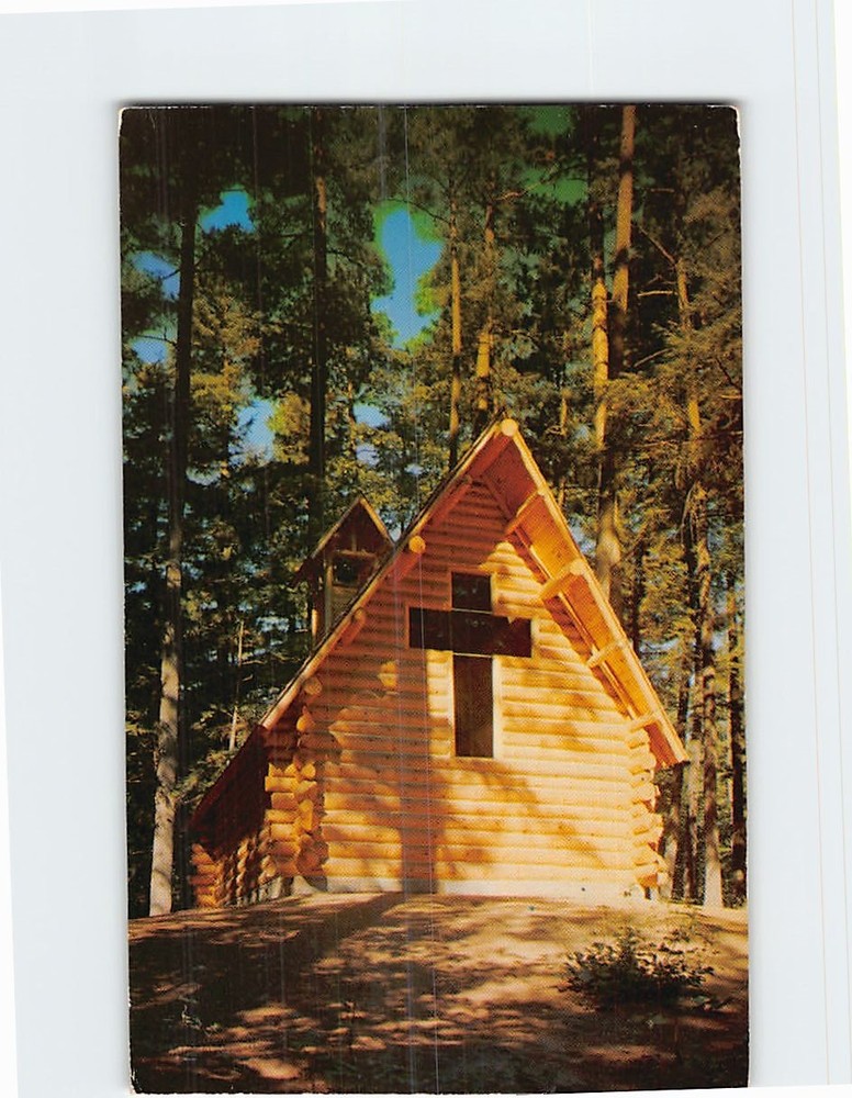 Postcard Chapel in the Pines Hartwick Pines State Park Grayling Michigan USA