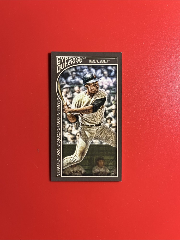 2015 Topps Gypsy Queen Willie Mays Mini San Francisco Giants HOF #100