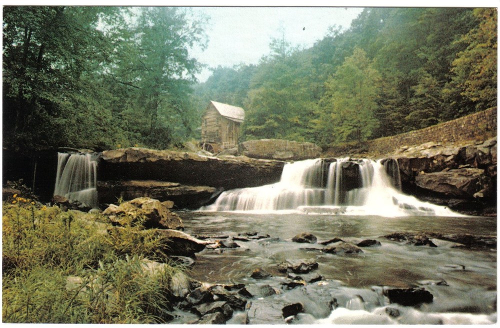 West Virginia Postcard Holiday Inn Mountain River Country