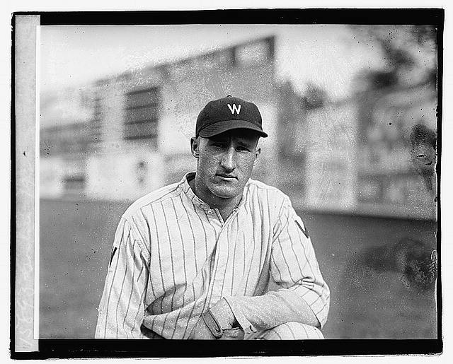 Photo:Goslin 1921 Baseball Player Washington Uniform Portrait
