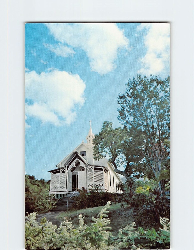 Postcard St. Benedict's Catholic Church Honaunau Kona Hawaii USA