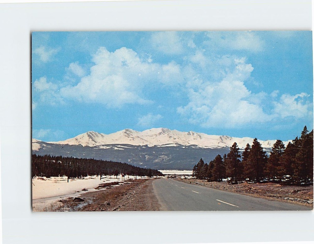 Postcard Mt. Massive Colorado USA