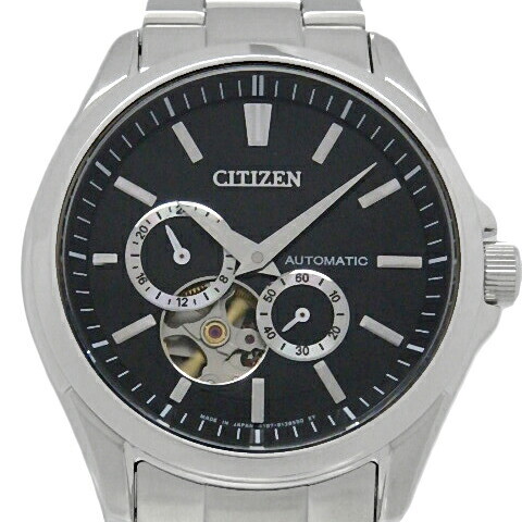 Citizen NP1010-51E Men's Automatic Watch Black Dial Stainless Steel Used