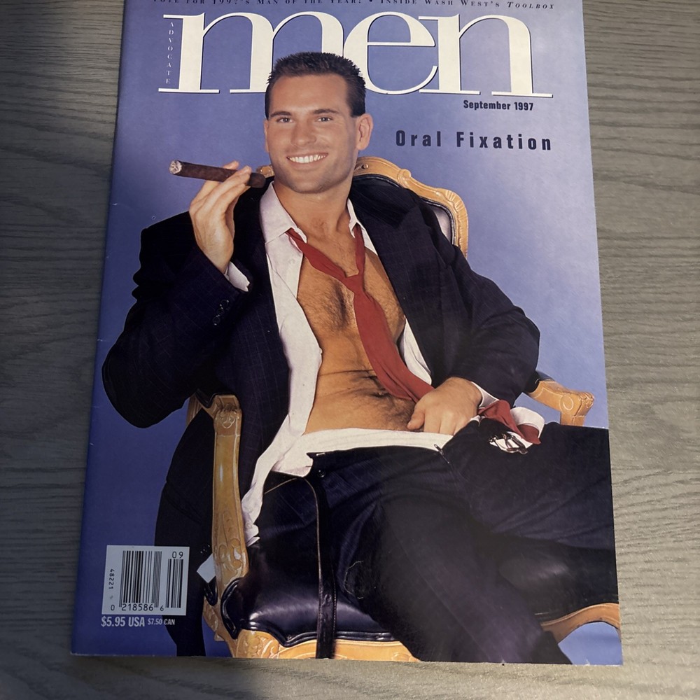 Advocate Men September 1997, Collectors Item, nude male photography, gay fiction