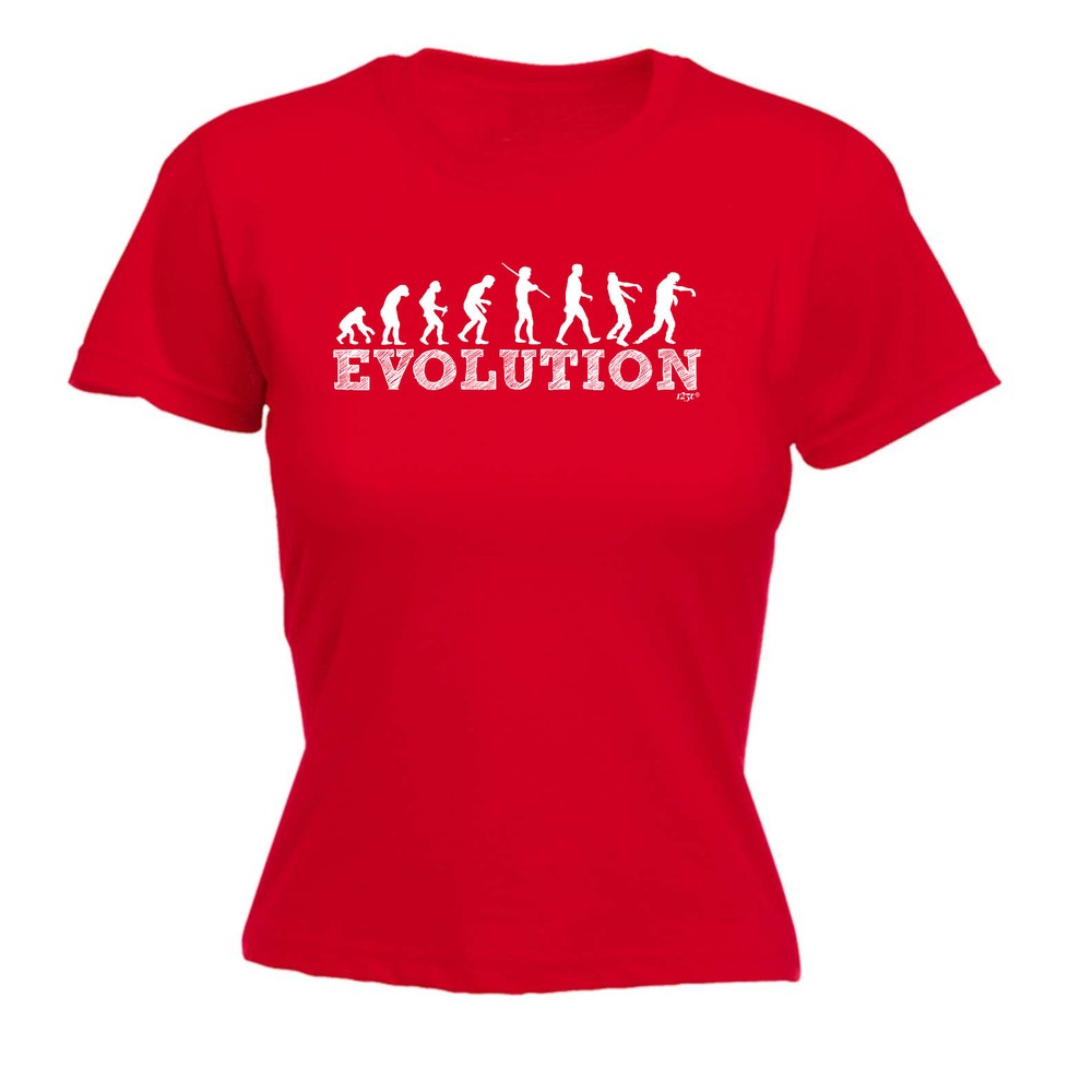 Evolution Zombies - Womens T Shirt Funny T-Shirt Novelty gift tshirt
