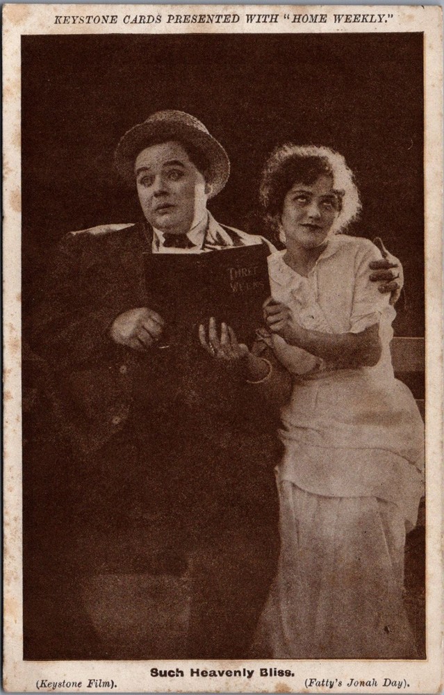 Fatty Arbuckle Keystone Film Postcard 