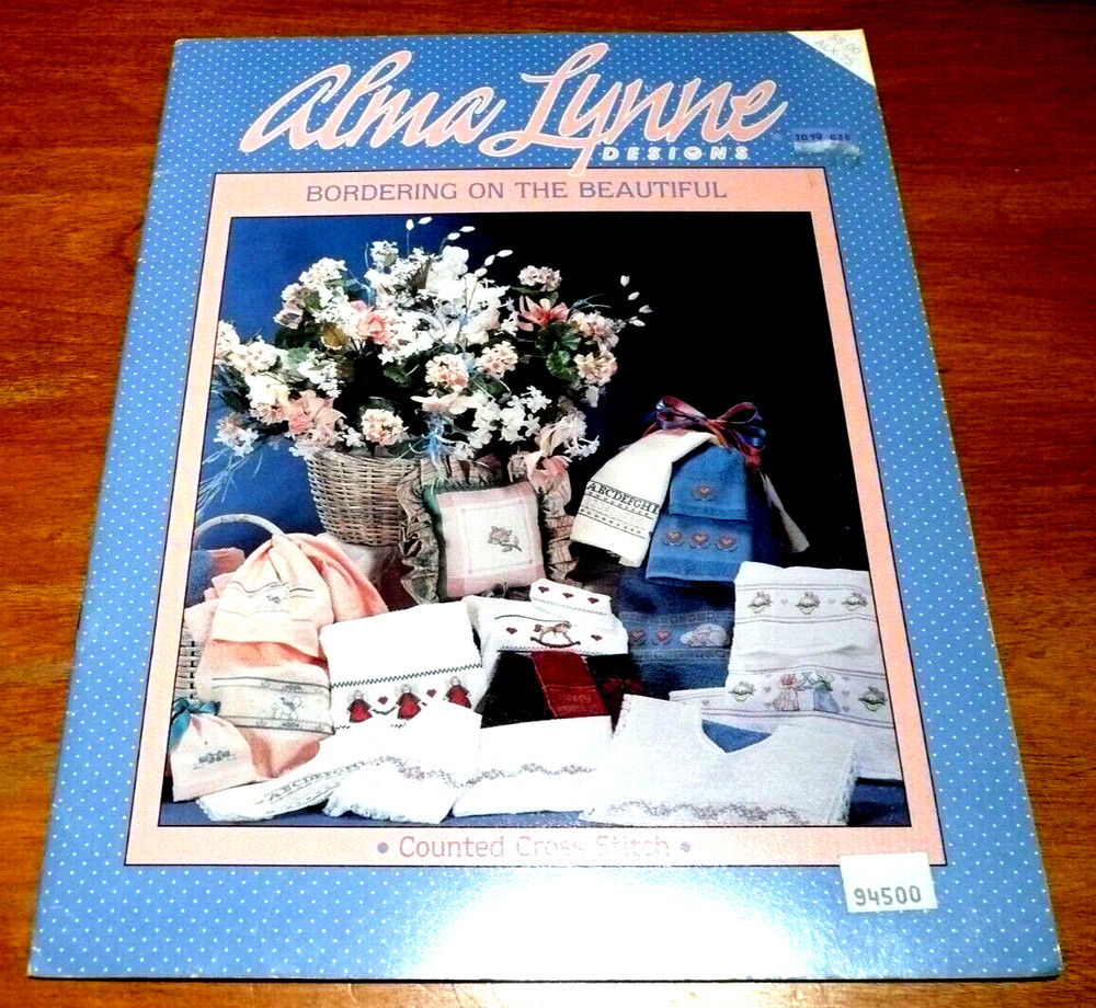 Alma Lynne Designs BORDERING ON THE BEAUTIFUL Cross Stitch Pattern booklet ALX75