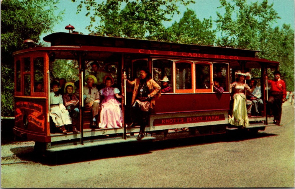 Dr Jim Stamps Postcard Knott'S Berry Farm Cable Car