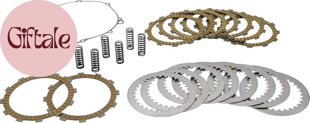 Yamaha Mt-09/Tracer 9 Clutch Plate Kit, #1RC-W001G-00-00